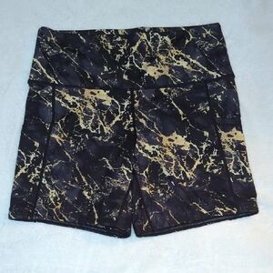 Constantly Varied Gear Black and Gold Women's Gym Shorts